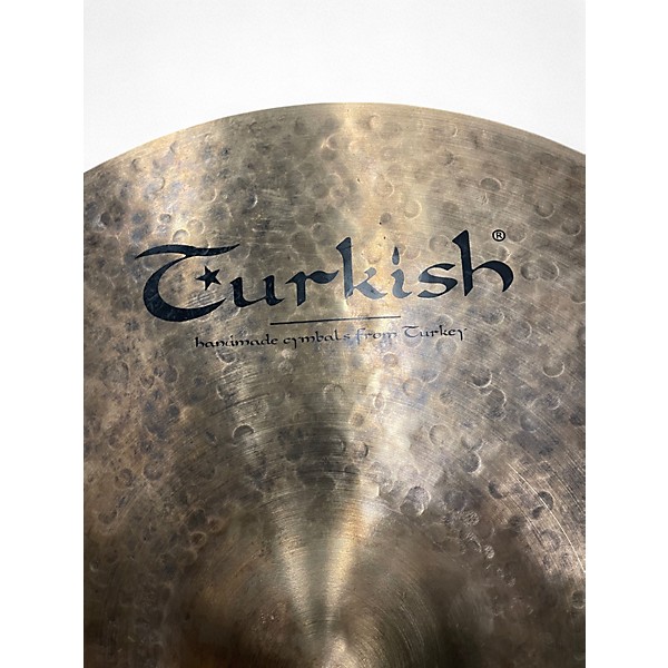 Used Turkish 22in 25th Anniversary Ride Cymbal Cymbal