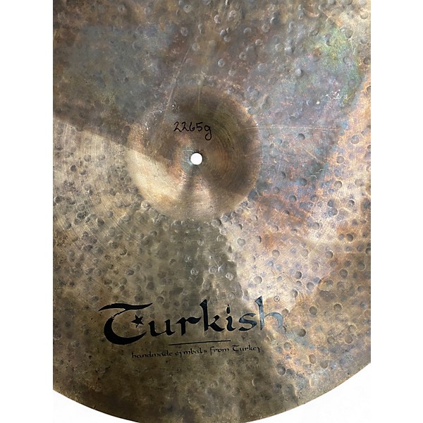 Used Turkish 22in 25th Anniversary Ride Cymbal Cymbal