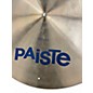 Vintage 1980s Paiste 20in Formula 602 Flat Ride Cymbal