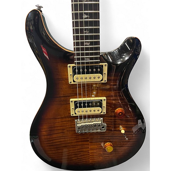 Used PRS SE Custom 24 GOLDBURST Solid Body Electric Guitar