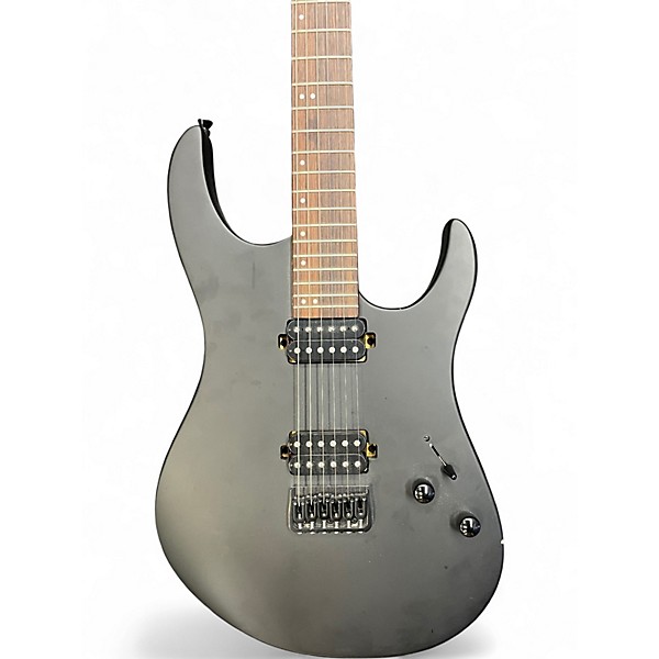 Used Donner DMT100 Matte Black Solid Body Electric Guitar