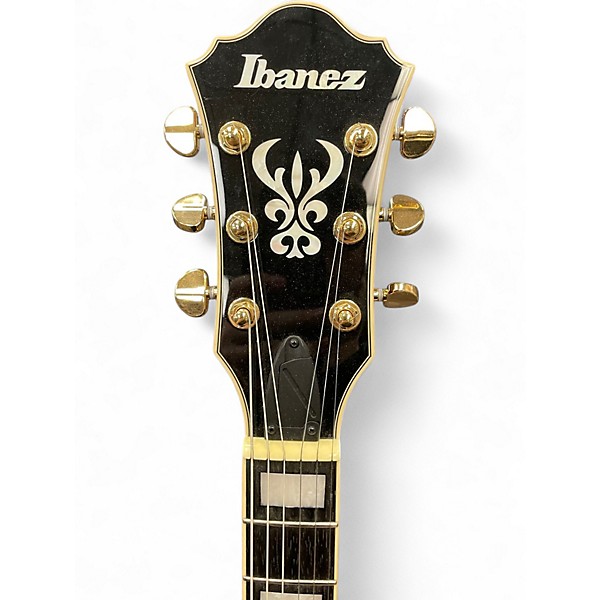 Used Ibanez AS93 Artcore Black Hollow Body Electric Guitar