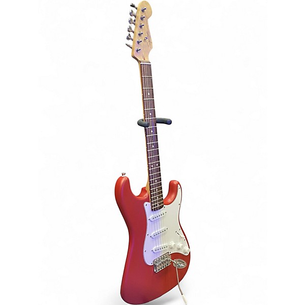 Used Squier Stratocaster Red Solid Body Electric Guitar