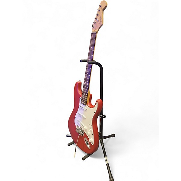 Used Squier Stratocaster Red Solid Body Electric Guitar