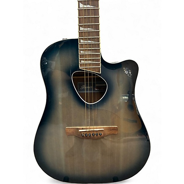 Used Ibanez ALT30 Altstar Blue Burst Acoustic Electric Guitar
