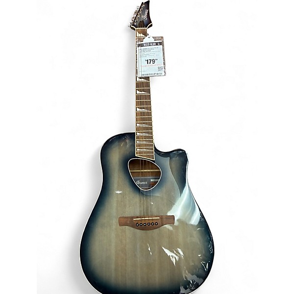 Used Ibanez ALT30 Altstar Blue Burst Acoustic Electric Guitar