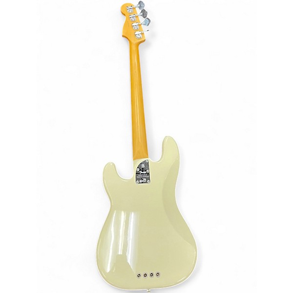 Used 2022 Fender American Professional II Precision Bass Olympic White Electric Bass Guitar
