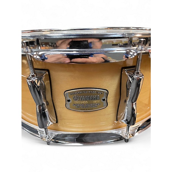 Used Yamaha 5.5X14 Stage Custom Snare birch Drum