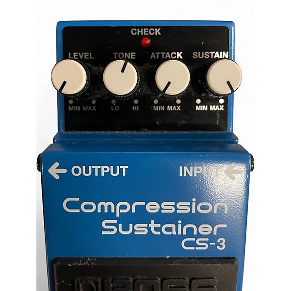 Used BOSS CS3 Compressor Sustainer Effect Pedal