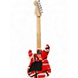 Used EVH Striped Series Red with Black Stripes Solid Body Electric Guitar