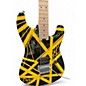 Used EVH Striped Series Bumblebee Black and Yellow Solid Body Electric Guitar