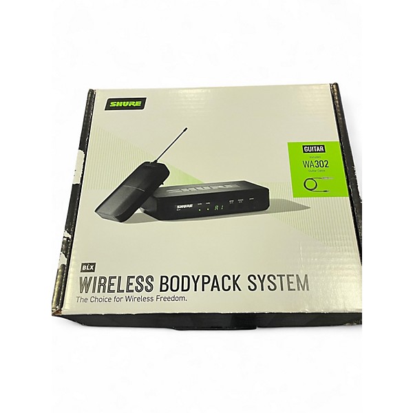 Used Shure BLX14-H10 with WA302 Instrument Wireless System