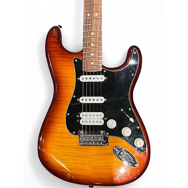 Used Fender Player Stratocaster HSS Plus Top Tobacco Sunburst Solid Body Electric Guitar