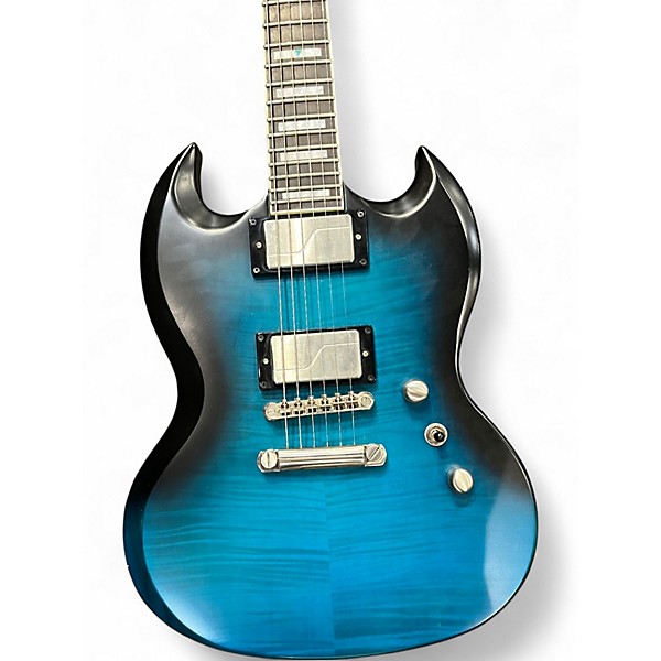 Used Epiphone SG Prophecy Custom GX Blue Burst Solid Body Electric Guitar
