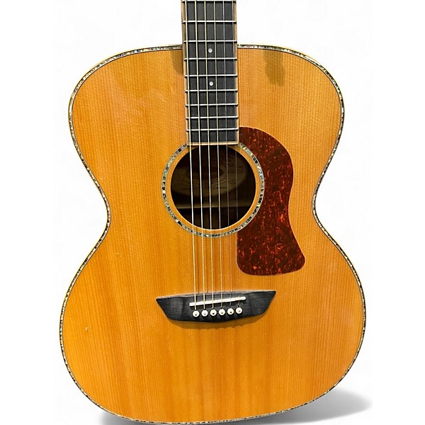 Used Washburn HG75SEG Natural Acoustic Electric Guitar