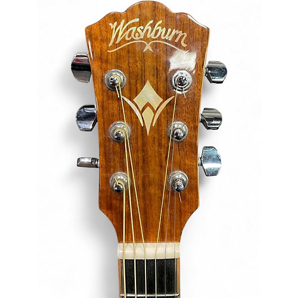 Used Washburn HG75SEG Natural Acoustic Electric Guitar