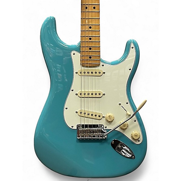 Used Fender Player II Stratocaster Aquatone Blue Solid Body Electric Guitar