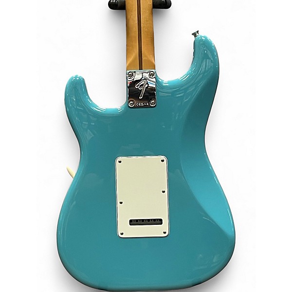 Used Fender Player II Stratocaster Aquatone Blue Solid Body Electric Guitar