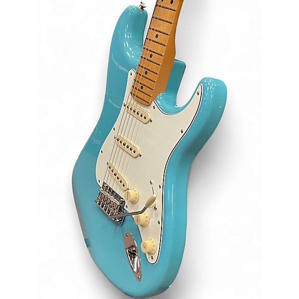 Used Fender Player II Stratocaster Aquatone Blue Solid Body Electric Guitar