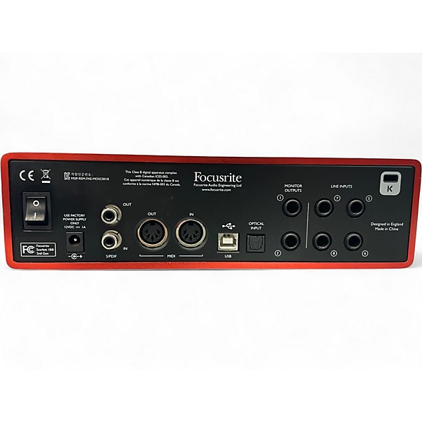 Used Focusrite Scarlett 18i8 Gen 2 Audio Interface