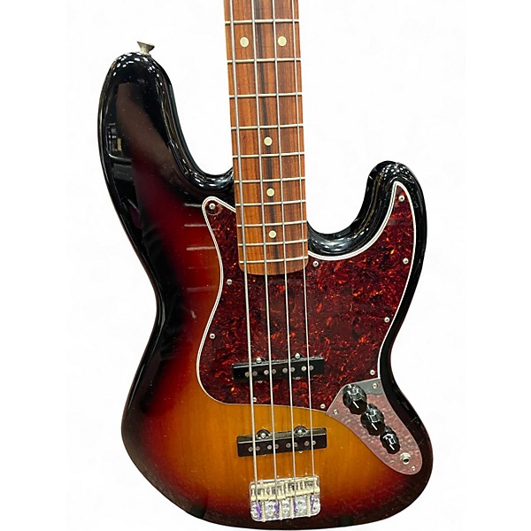 Used 2017 Fender Classic Series '60s Jazz Bass Lacquer 3 Color Sunburst Electric Bass Guitar