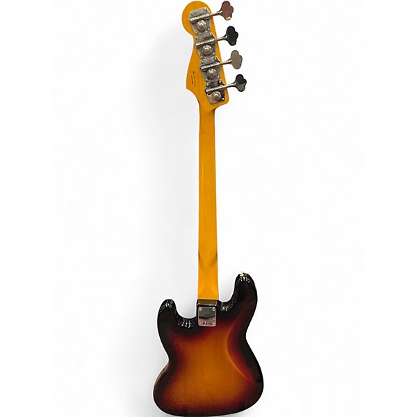 Used 2017 Fender Classic Series '60s Jazz Bass Lacquer 3 Color Sunburst Electric Bass Guitar