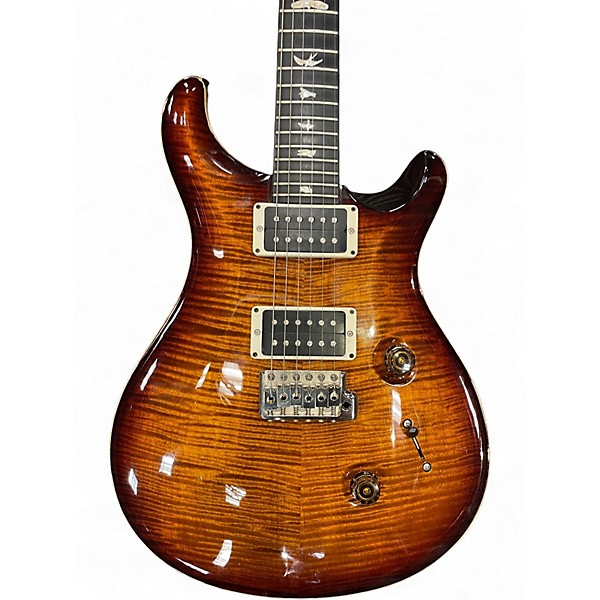 Used 2016 PRS CUSTOM 24 TEN TOP 2 Color Sunburst Solid Body Electric Guitar