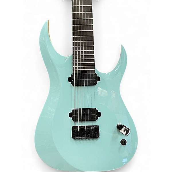 Used Schecter Guitar Research JOHN BROWN TAO-7 AZURE BLUE Solid Body Electric Guitar