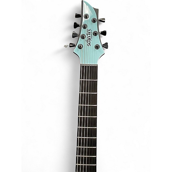 Used Schecter Guitar Research JOHN BROWN TAO-7 AZURE BLUE Solid Body Electric Guitar