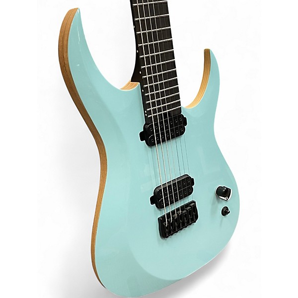 Used Schecter Guitar Research JOHN BROWN TAO-7 AZURE BLUE Solid Body Electric Guitar