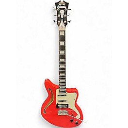Used D'Angelico Premier Bedford SH Coral Hollow Body Electric Guitar