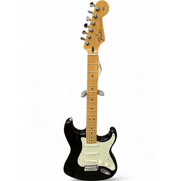 Used Fender Standard Stratocaster Black Solid Body Electric Guitar