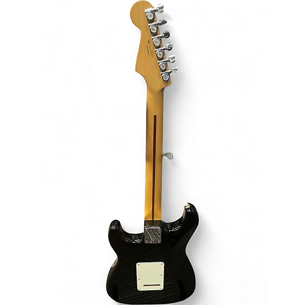 Used Fender Standard Stratocaster Black Solid Body Electric Guitar