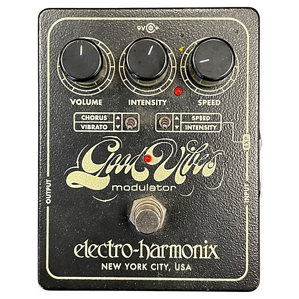 Used Electro-Harmonix GOOD VIBES MODULATOR Effect Pedal
