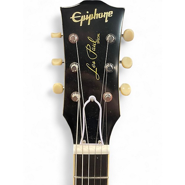 Used Epiphone Epiphone 1960 Les Paul Special Double-Cut Reissue TV Yellow Solid Body Electric Guitar