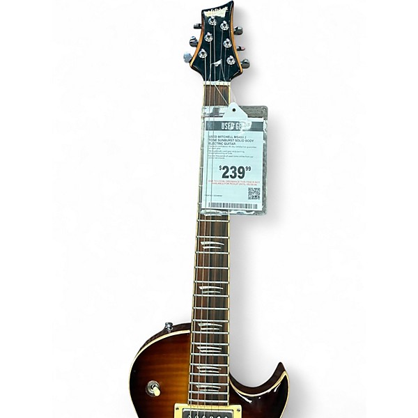 Used Mitchell MS450 2 Tone Sunburst Solid Body Electric Guitar