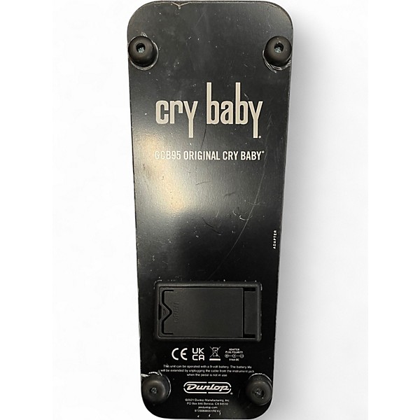 Used Dunlop GCB95 Original Crybaby Wah Effect Pedal