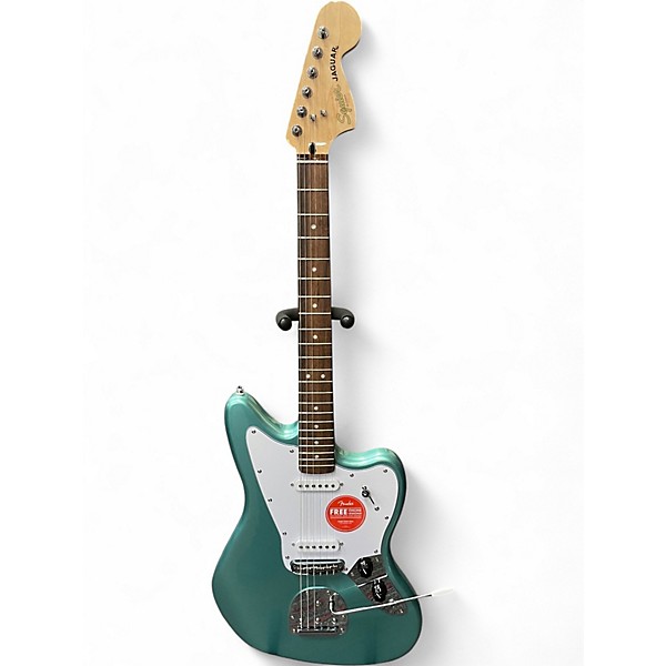 Used Squier Affinity Jaguar Mystic Seafoam Solid Body Electric Guitar