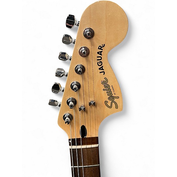 Used Squier Affinity Jaguar Mystic Seafoam Solid Body Electric Guitar