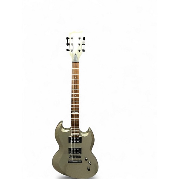 Used ESP LTD Viper 50 Metallic Silver Solid Body Electric Guitar