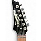 Used Ibanez GIO GRX70QA Left Handed TRANSPARENT BLUE Solid Body Electric Guitar
