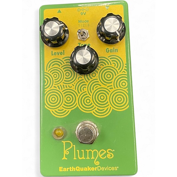 Used EarthQuaker Devices Plumes Small Signal Shredder Overdrive Effect Pedal