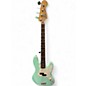 Used Fender Mark Hoppus Signature Jazz Bass Surf Green Electric Bass Guitar thumbnail
