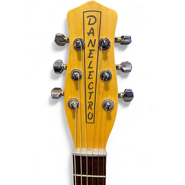 Used Danelectro 56 U3 Reissue Piano Black Solid Body Electric Guitar