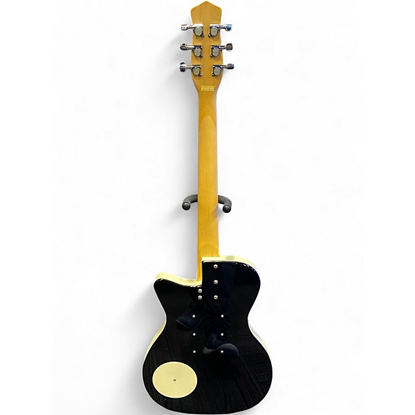 Used Danelectro 56 U3 Reissue Piano Black Solid Body Electric Guitar