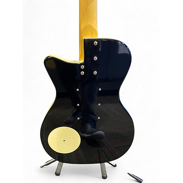 Used Danelectro 56 U3 Reissue Piano Black Solid Body Electric Guitar