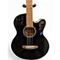 Used Ibanez AEB5E Black Acoustic Bass Guitar
