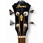 Used Ibanez AEB5E Black Acoustic Bass Guitar