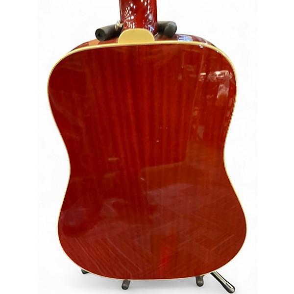 Used Epiphone HUMMINGBIRD PRO 12 RED SUNBURST 12 String Acoustic Guitar