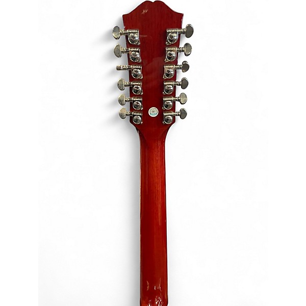 Used Epiphone HUMMINGBIRD PRO 12 RED SUNBURST 12 String Acoustic Guitar